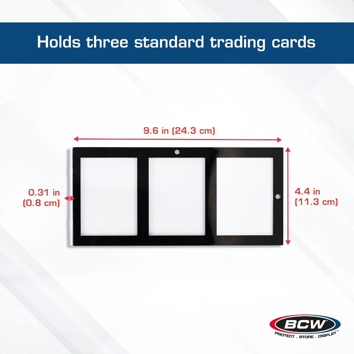 BCW 3-Card Magnetic With Black Border - Image 6