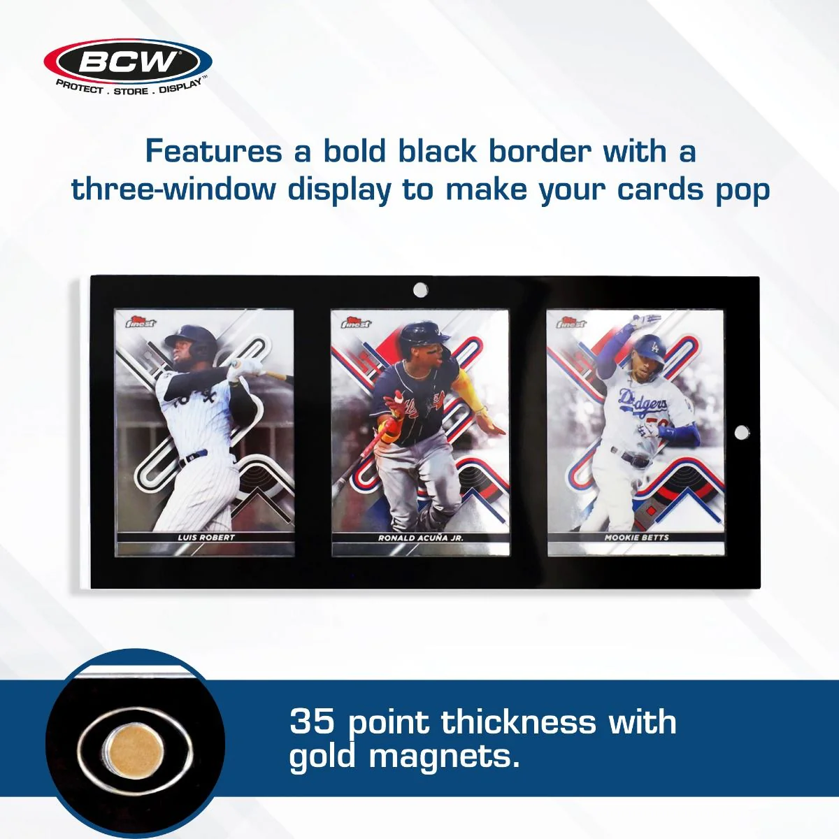BCW 3-Card Magnetic With Black Border - Image 8