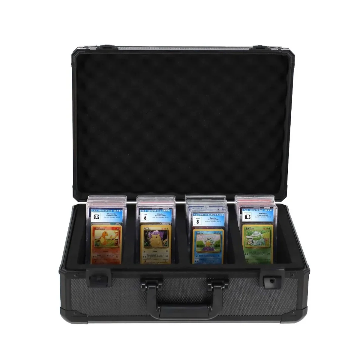 BCW Graded Latching Case-Four Row-Black - Image 2