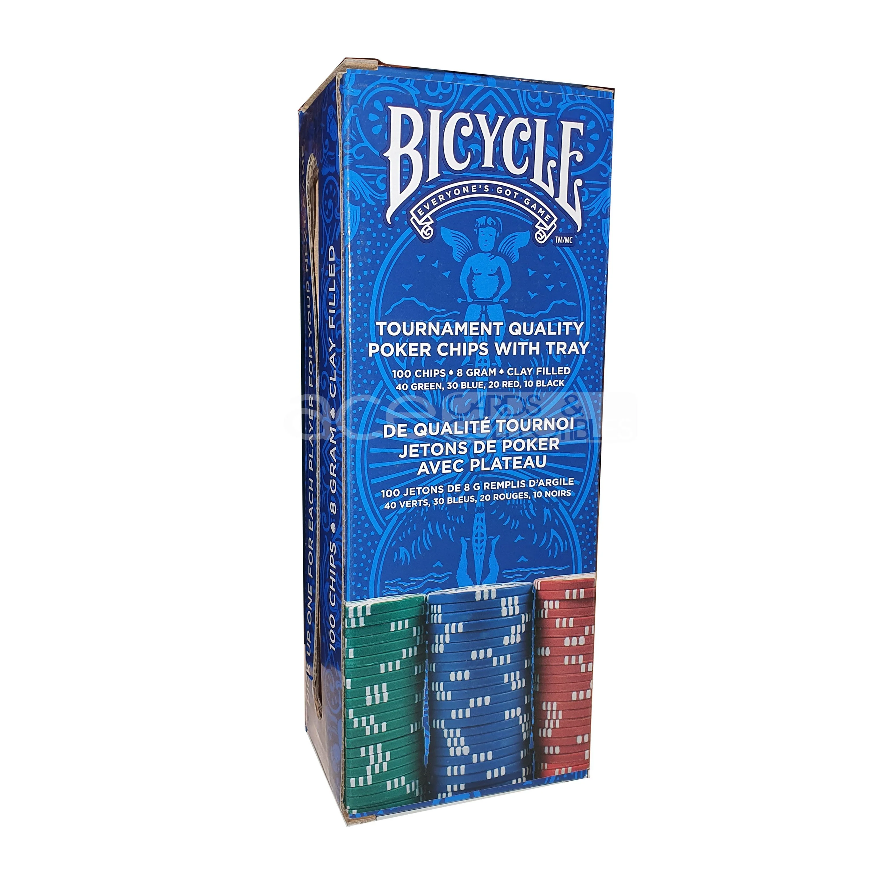 Bicycle Clay Poker Chips Filled 8 Gram (100pcs) - Image 3