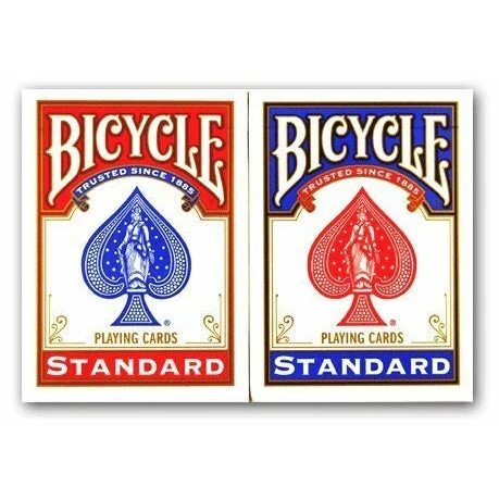 Bicycle Standard 2 Decks Red & Blue Playing Cards - Image 2