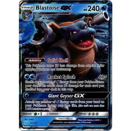 Blastoise GX -Single Card - Image 2