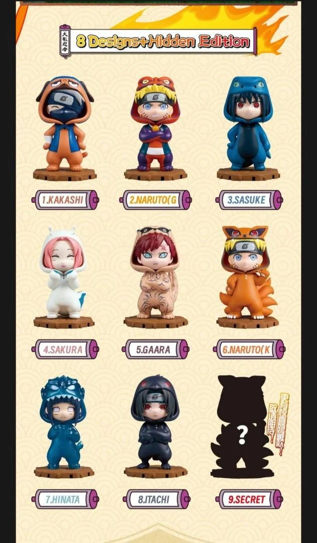 BN Figure Q x Naruto Shippuden Pajamars Series - Image 3