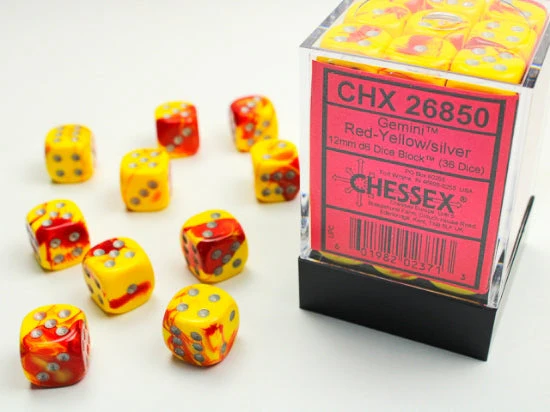 Chessex Classic 12mm D6 Dice Block (279AA) - Image 3