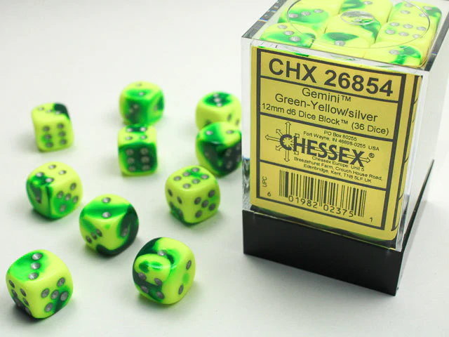 Chessex Classic 12mm D6 Dice Block (279AA) - Image 4