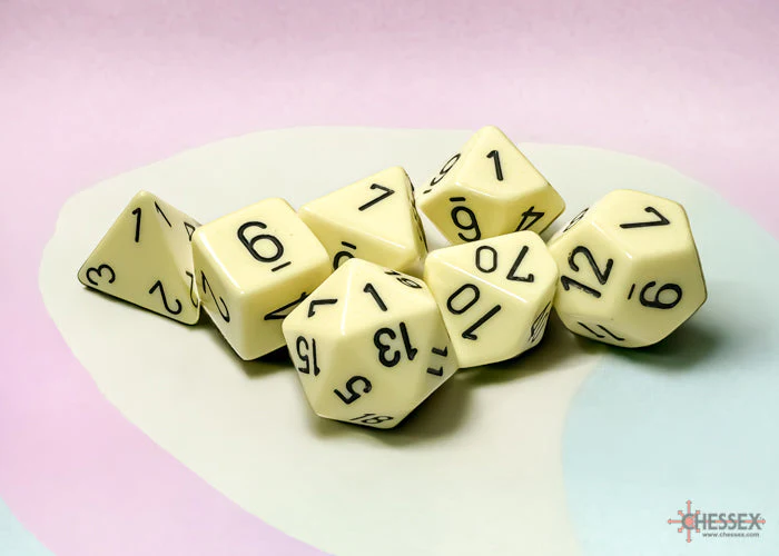 Chessex Dice Opaque Polyhedral 7-Dice Set - Image 10