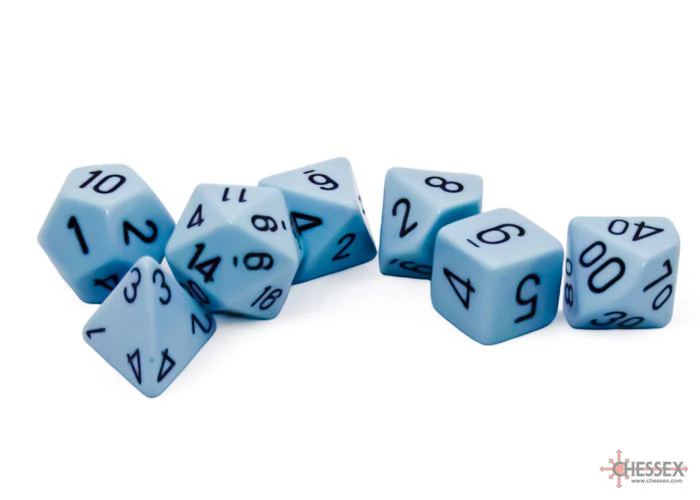 Chessex Dice Opaque Polyhedral 7-Dice Set - Image 18