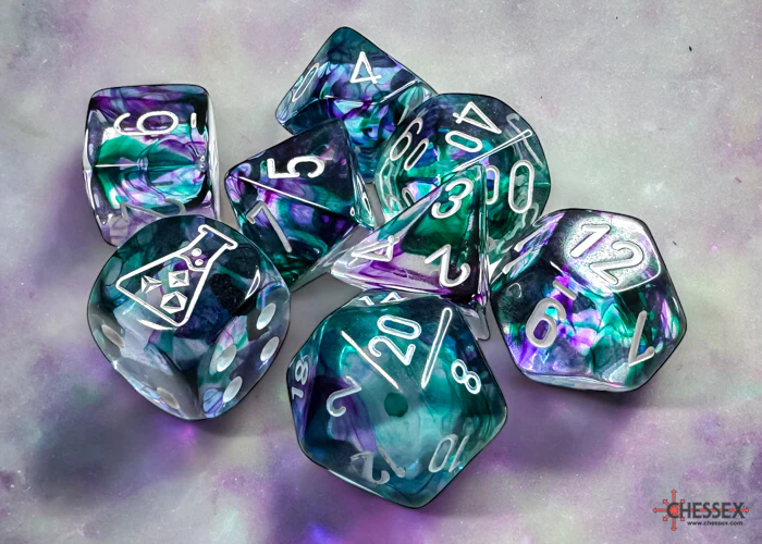 Chessex Lab Dice 8 Polyhedral Dice Set - Image 7