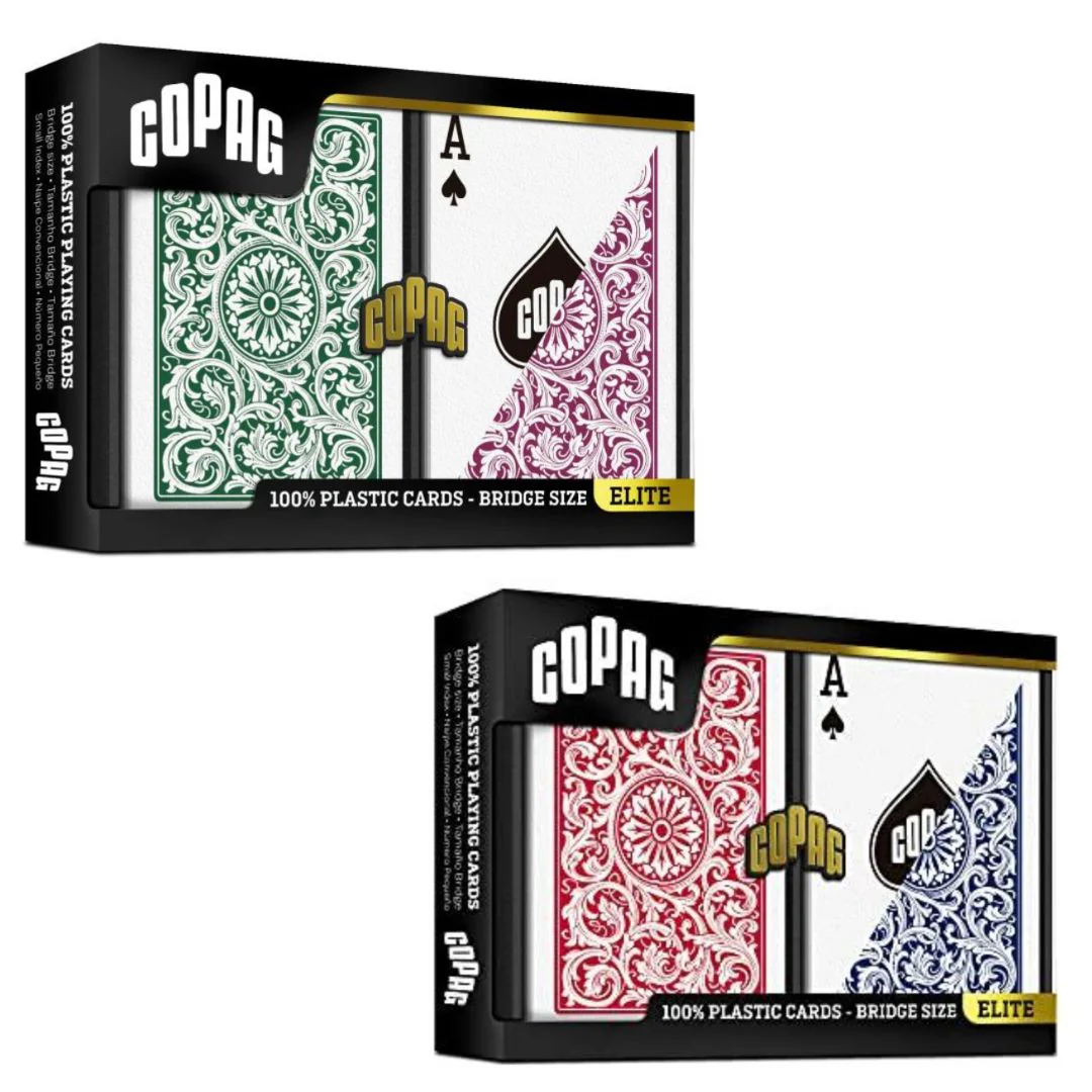 Copag 1546 Plastic Playing Cards - Bridge Size Regular Index Double Deck Set - Image 2