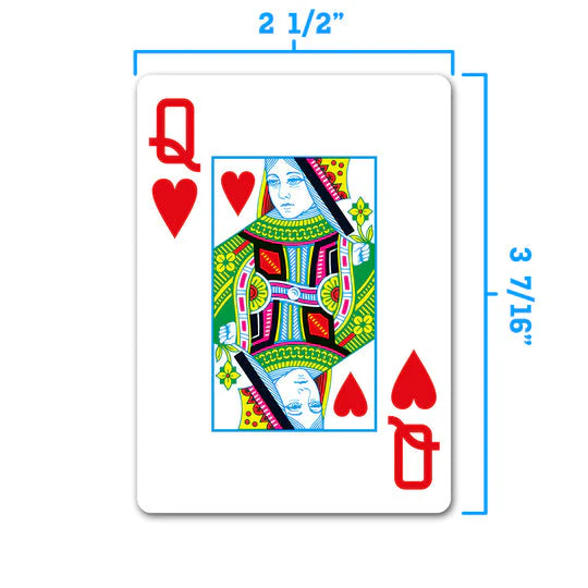 Copag Export 100% Plastic Playing Cards - Poker Size Jumbo Index Blue/Red Double Deck - Image 5