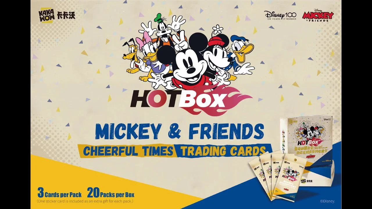 Disney 100 HOTBox “Mickey & Friends Cheerful Times” Trading Cards - Image 3