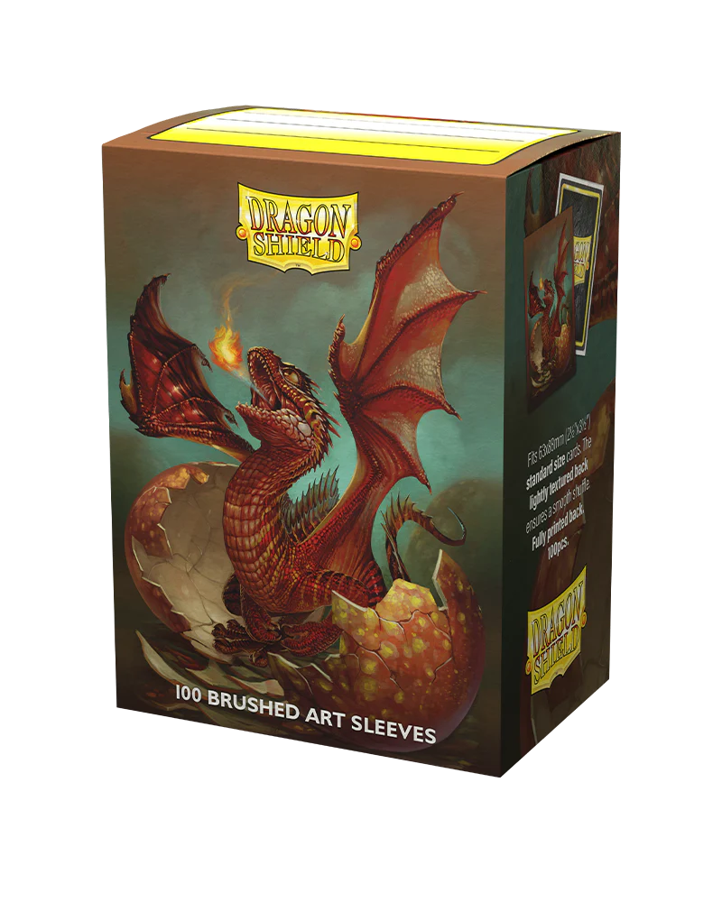 Dragon Shield Brushed Art Sleeves Standard Size 100pcs - Sparky - Image 3