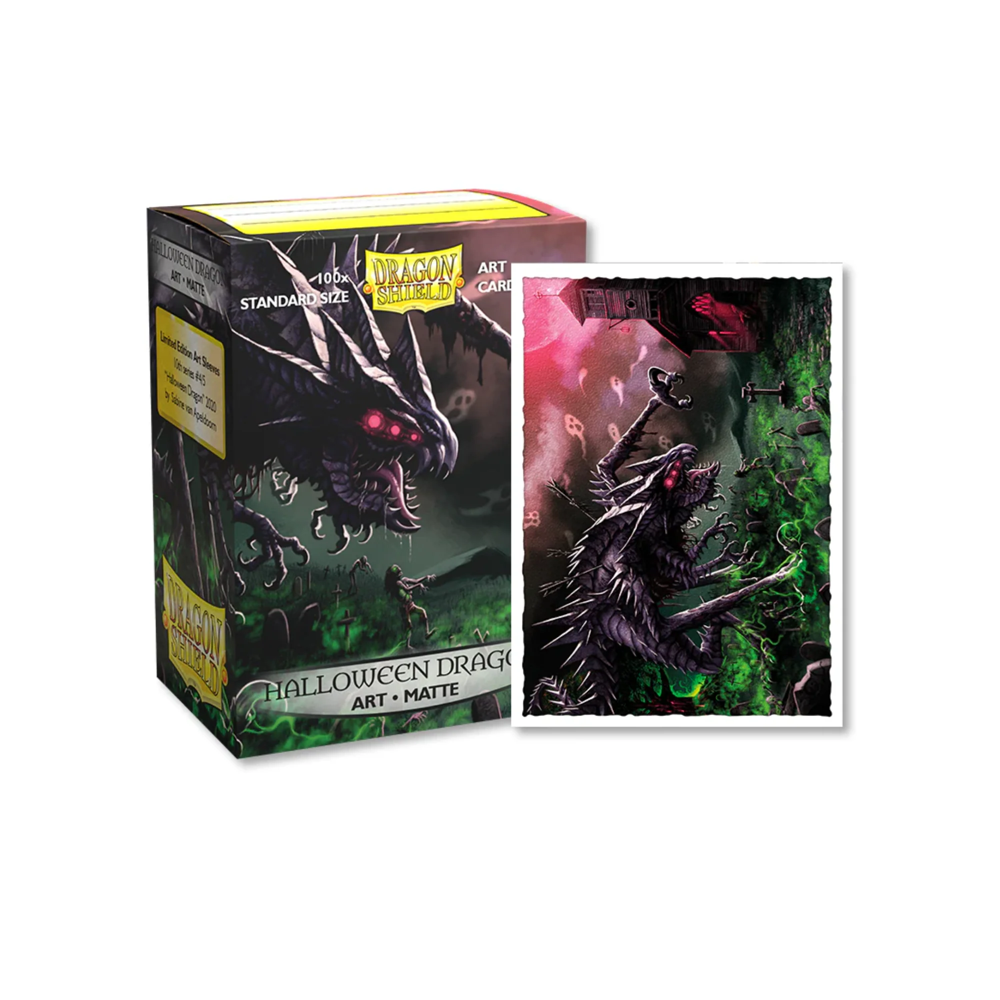 Dragon Shield Matte Art Sleeves Standard Size 100pcs - Halloween Dragon 2020