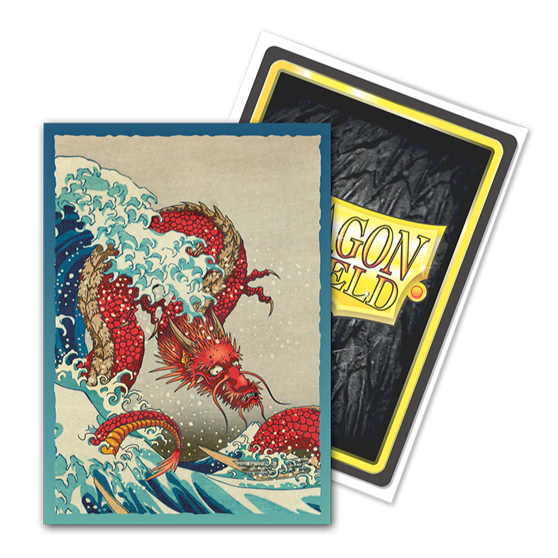 Dragon Shield Sleeve Art Matte Standard Size 100pcs "The Great Wave" - Image 3