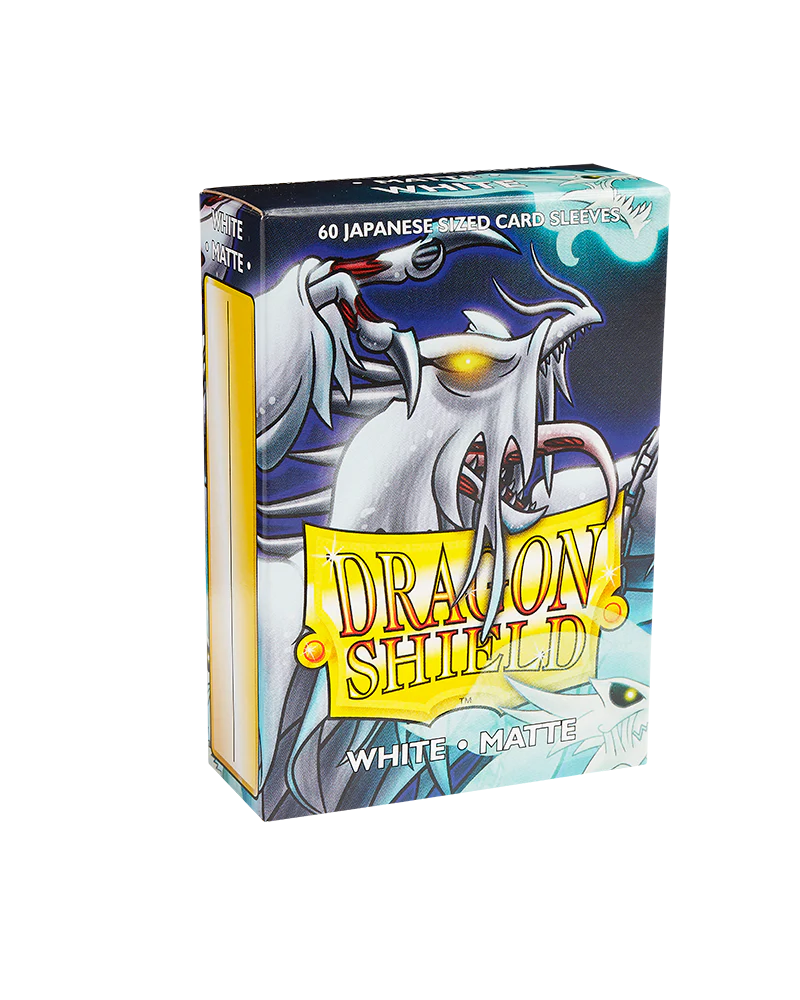 Dragon Shield Sleeve Matte Small Size 60pcs - White Matte (Japanese Size) - Image 5