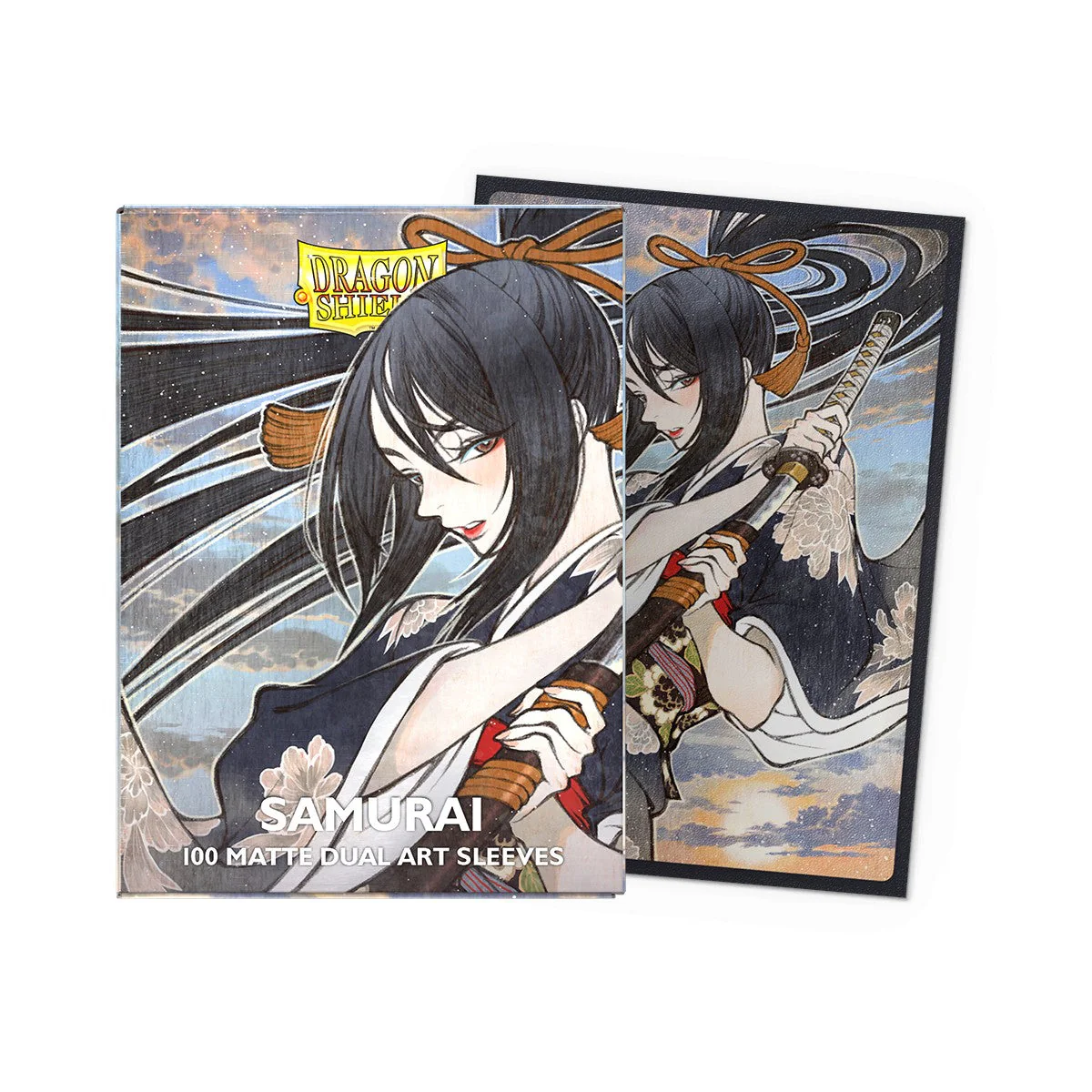 Dragon Shield Sleeves: Standard Matte Dual Art - Samurai 100CT - Image 2