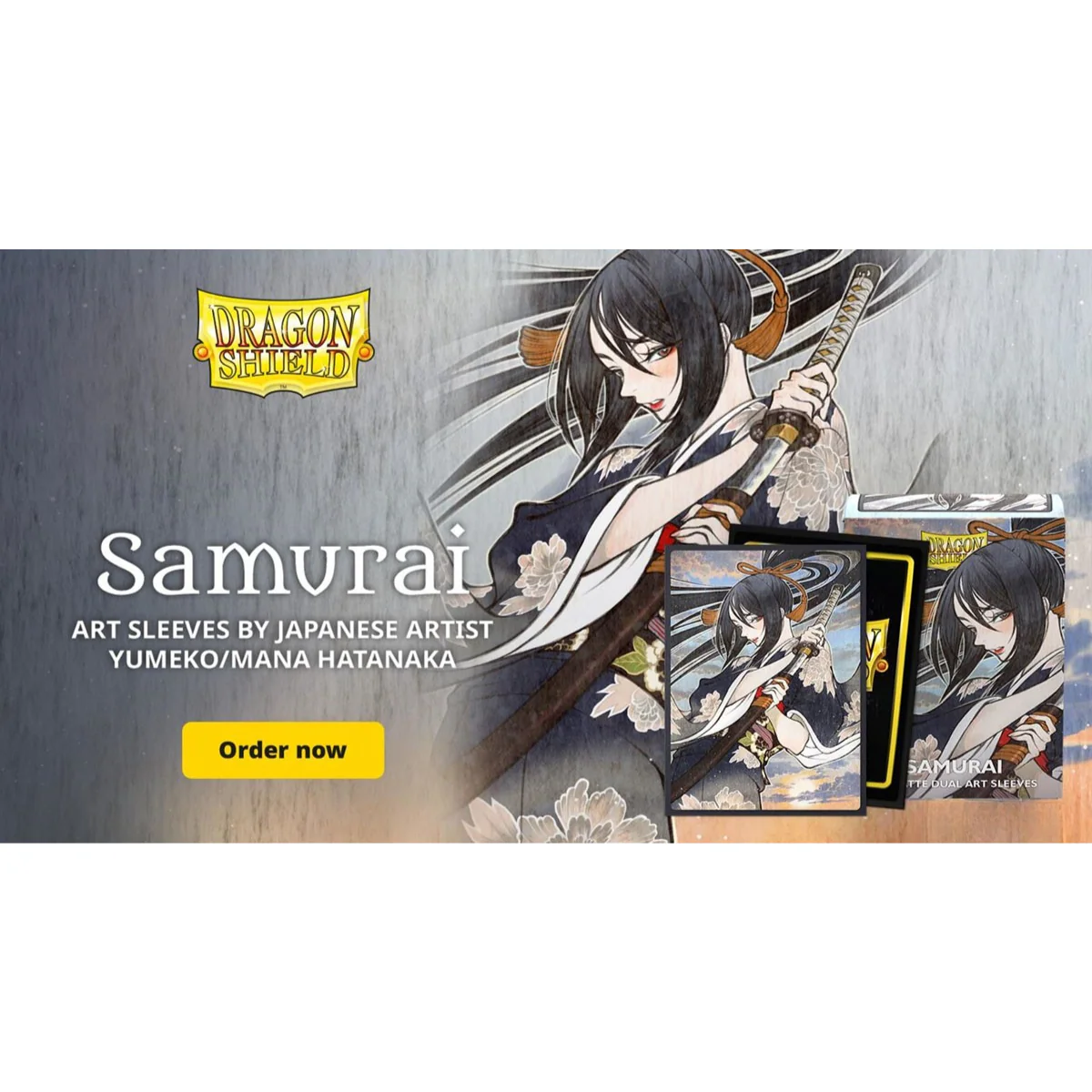 Dragon Shield Sleeves: Standard Matte Dual Art - Samurai 100CT - Image 3