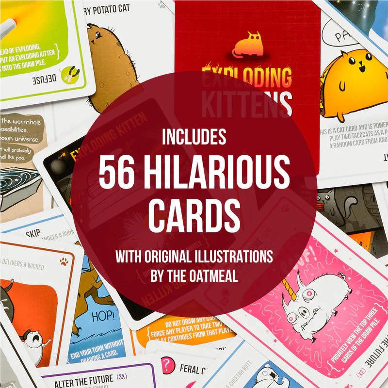 Exploding Kittens Board Game Original Edition - Image 2