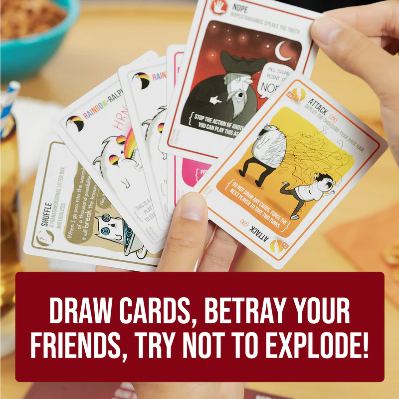 Exploding Kittens Board Game Original Edition - Image 4