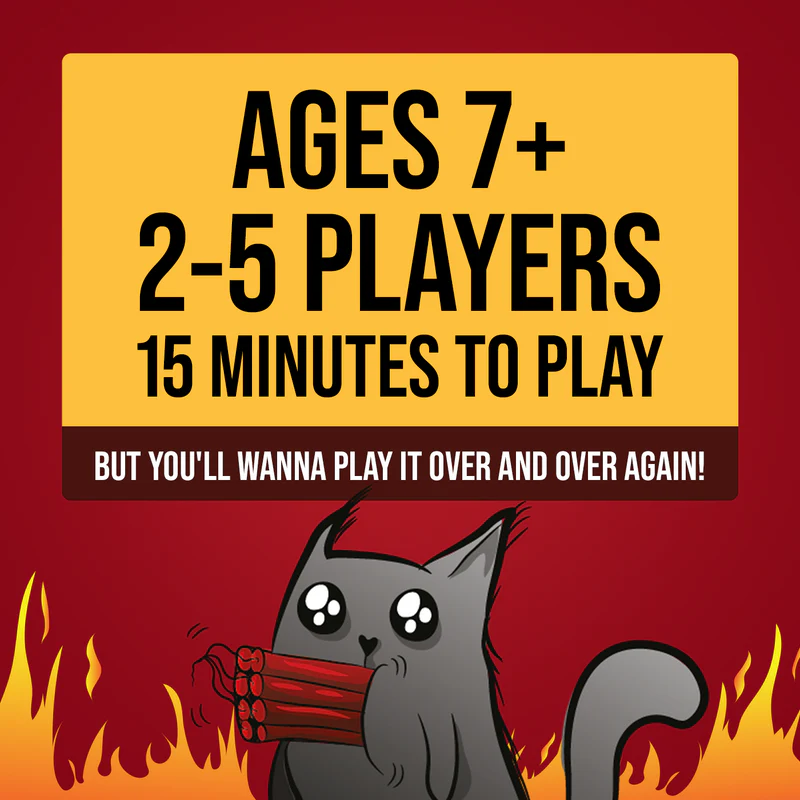 Exploding Kittens Board Game Original Edition - Image 6