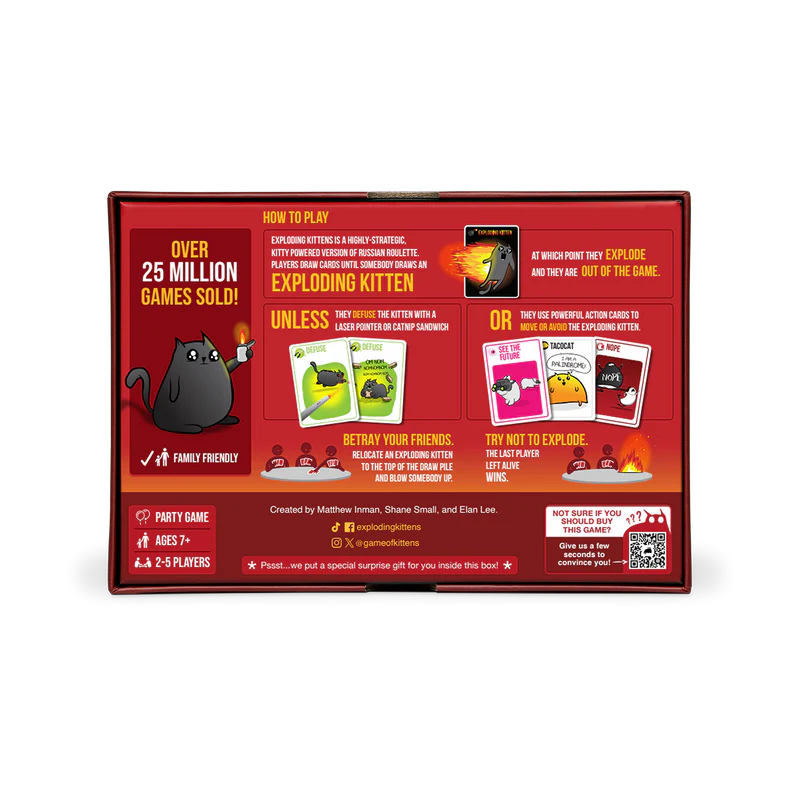 Exploding Kittens Board Game Original Edition - Image 7