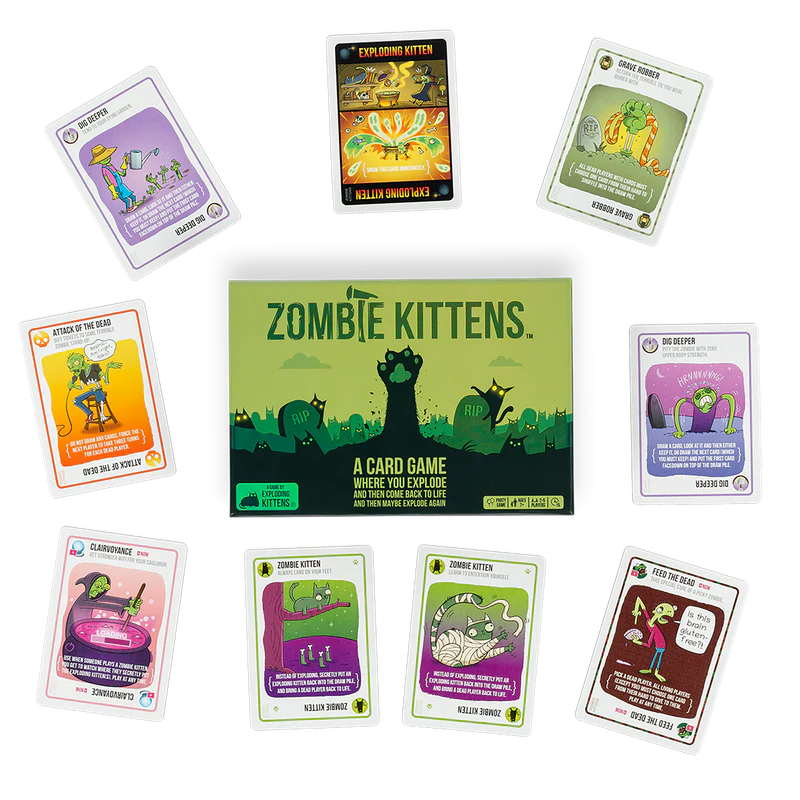 Exploding Kittens Board Game Zombie Kittens EN - Image 4
