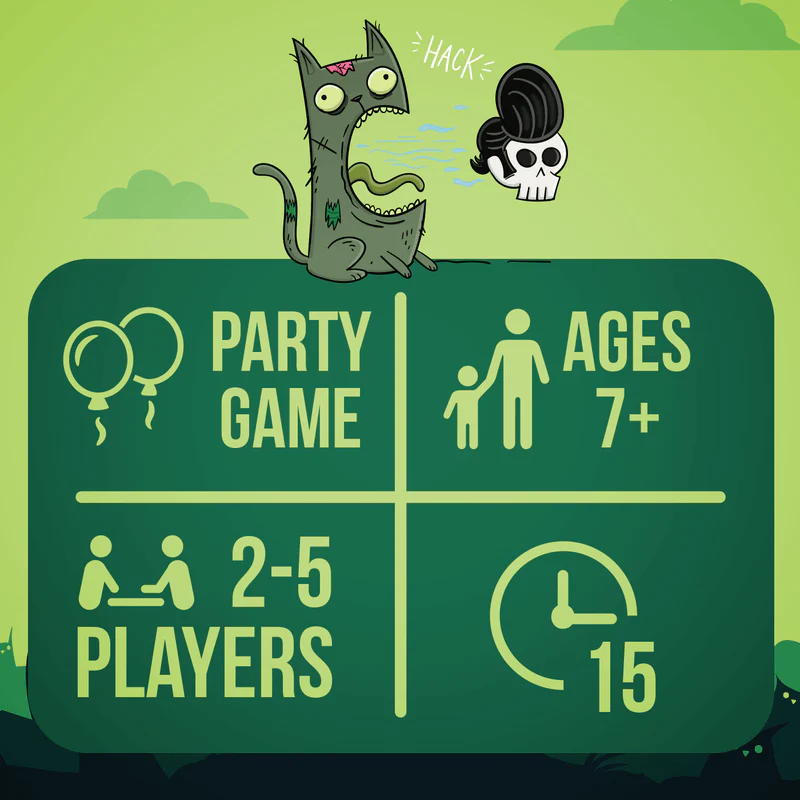 Exploding Kittens Board Game Zombie Kittens EN - Image 8