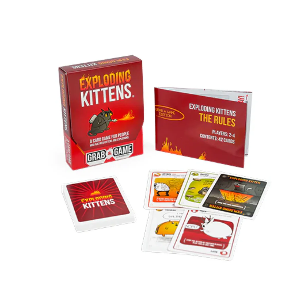 Exploding Kittens Original: Grab & Game Edition - Image 2