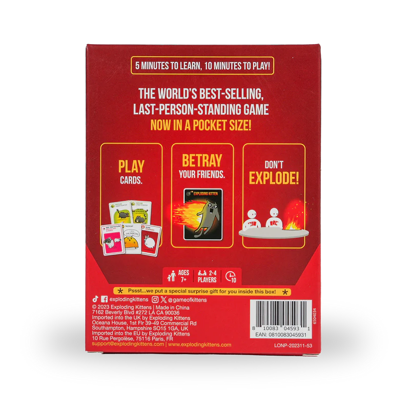 Exploding Kittens Original: Grab & Game Edition - Image 4