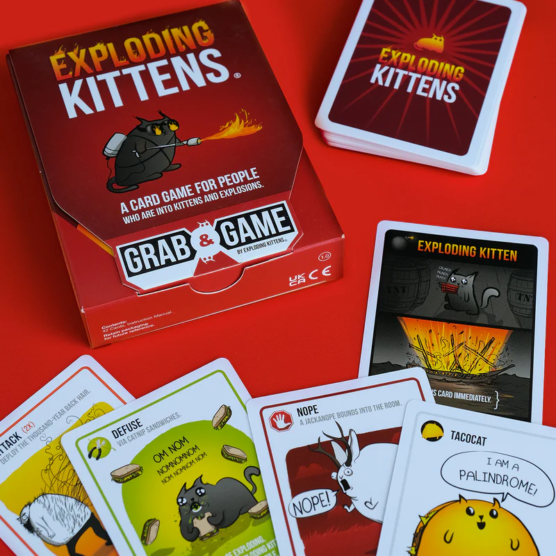 Exploding Kittens Original: Grab & Game Edition - Image 8