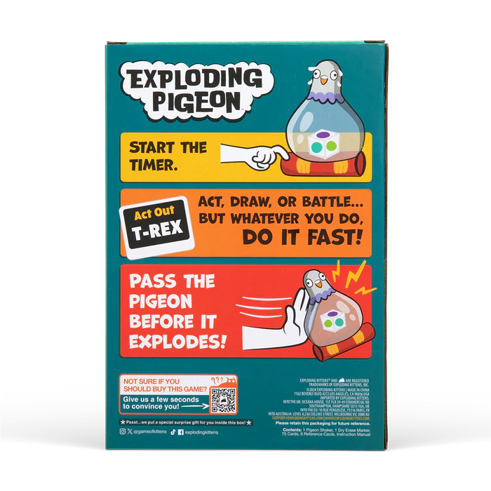 Exploding Kittens: Pigeon EN Board Game - Image 2