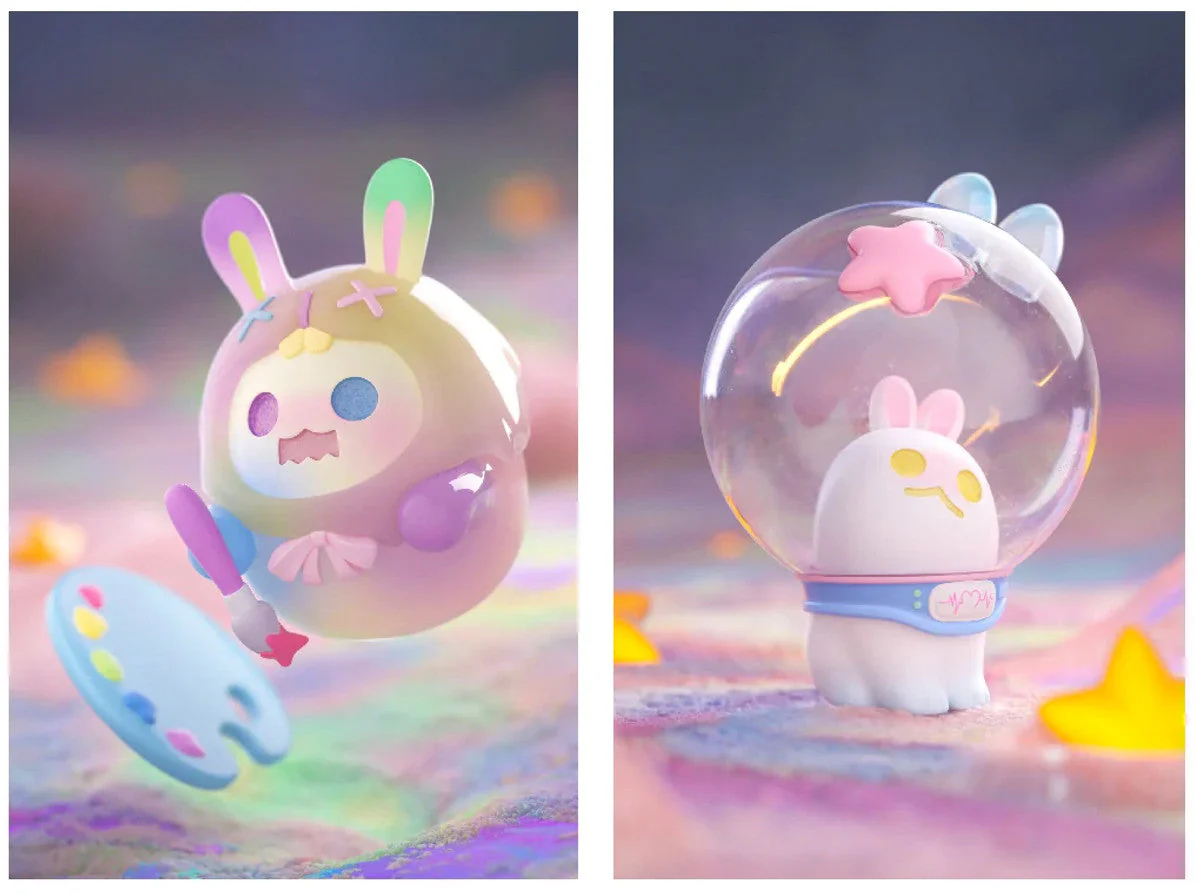 Finding Unicorn x Shinwoo The Lonely Moon Space Ghost Bunny Series - Image 12