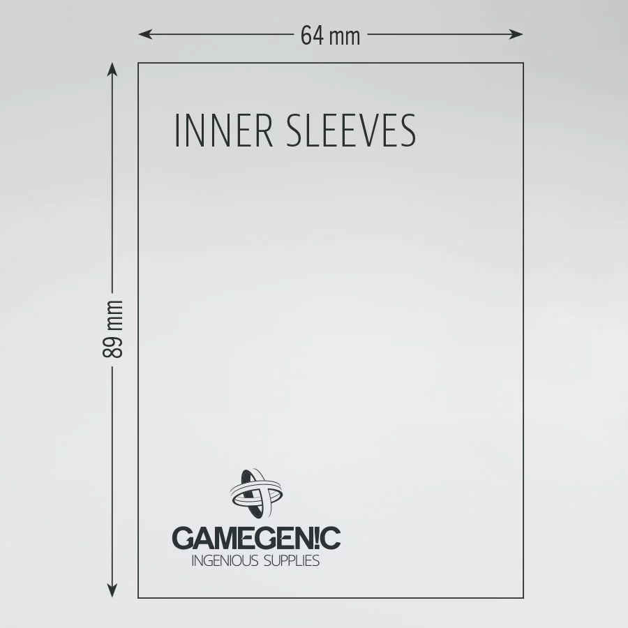 Gamegenic Sleeve Standard Size 100pcs "Inner Sleeves" (NEW 2026) - Image 3