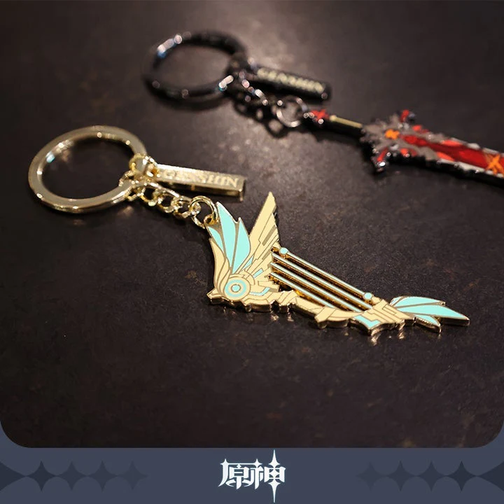 Genshin Impact Epitome Invocation Weapon Metallic Keychain "Wolf's Gravestone" - Image 3