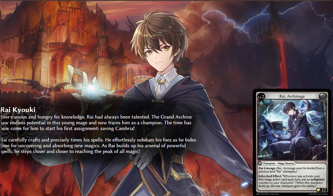 Grand Archive TCG - [DOA] Dawn of Ashes Starter Deck - Image 3