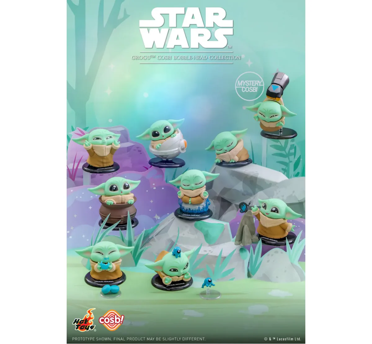Grogu Bobble-Head Cosbi Collection - Image 2