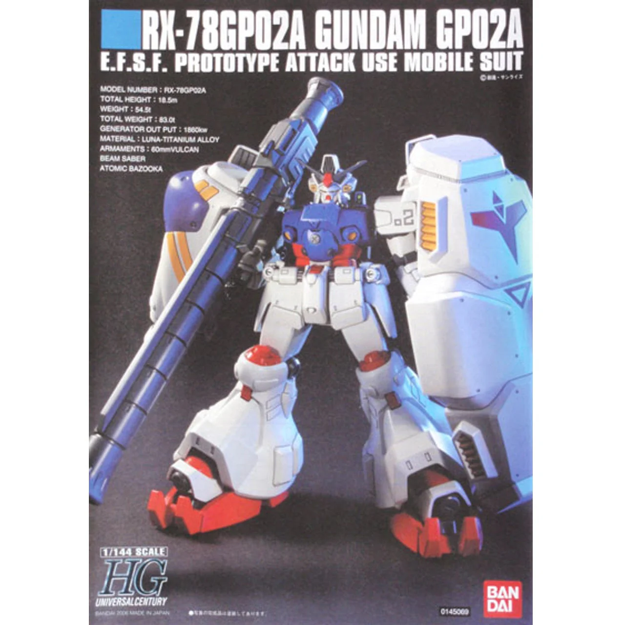 Gunpla 1/144 HG Gundam GP-02A - Image 2