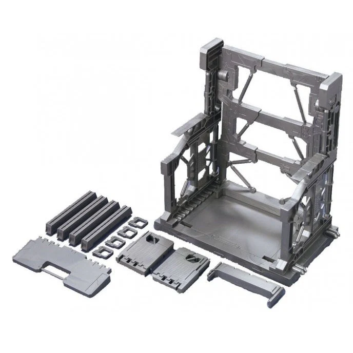 Gunpla Builders Parts System Base 001 (Gunmetallic) - Image 2