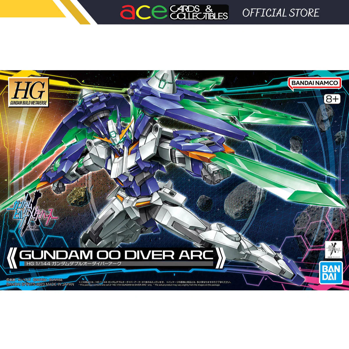 Gunpla HGBM 1/144 Gundam OO Diver ARC