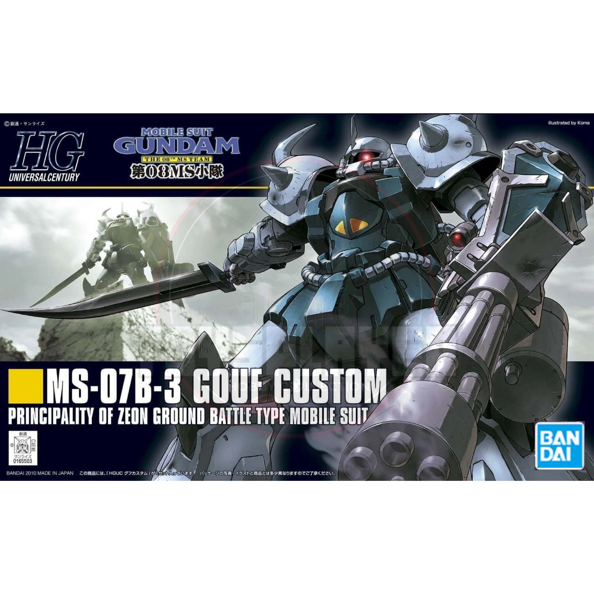 Gunpla HGUC 1/144 Gouf Custom