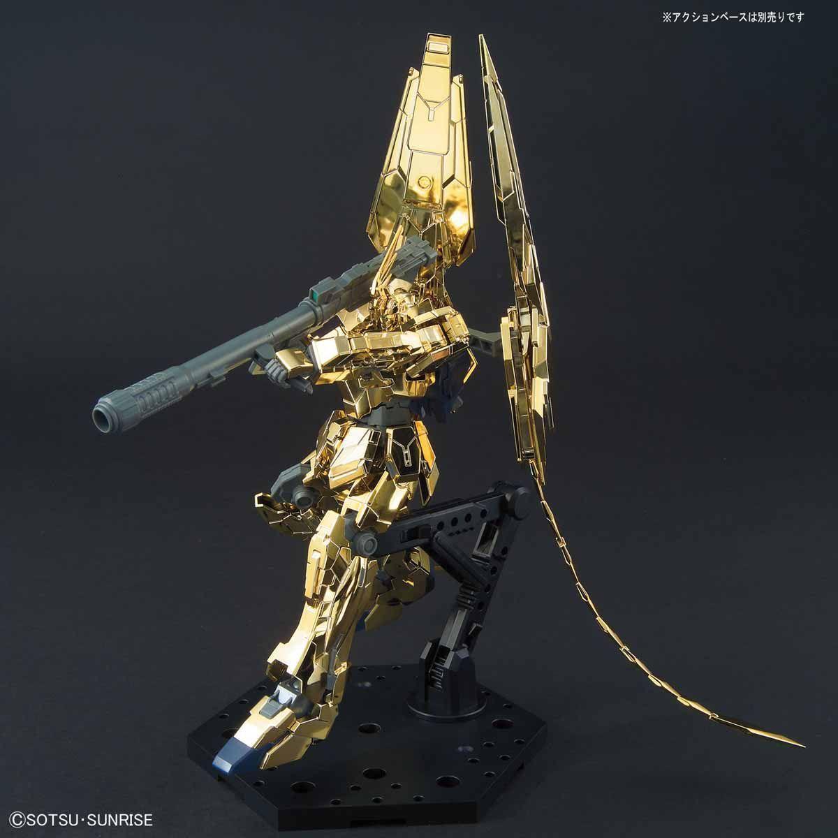 Gunpla HGUC 1/144 RX-0 Unicorn Gundam 03 Phenex (Unicorn Mode) (Narrative Ver.) (Gold Coating) - Image 10