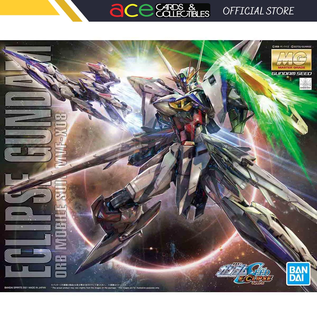 Gunpla MG 1/100 Eclipse Gundam Orb Mobile Suit MVF-X08 Gundam Seed - Image 14