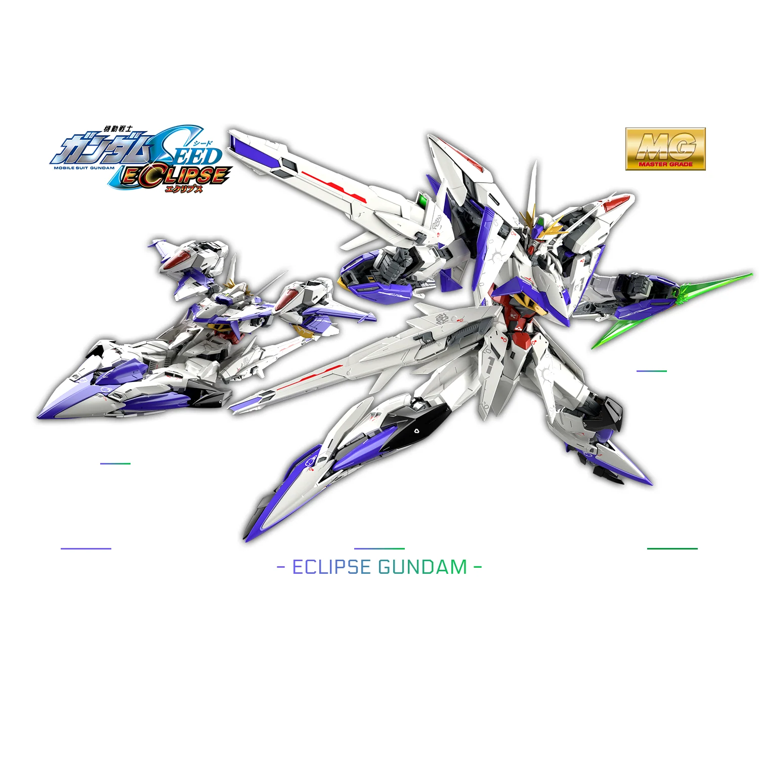 Gunpla MG 1/100 Eclipse Gundam Orb Mobile Suit MVF-X08 Gundam Seed - Image 2