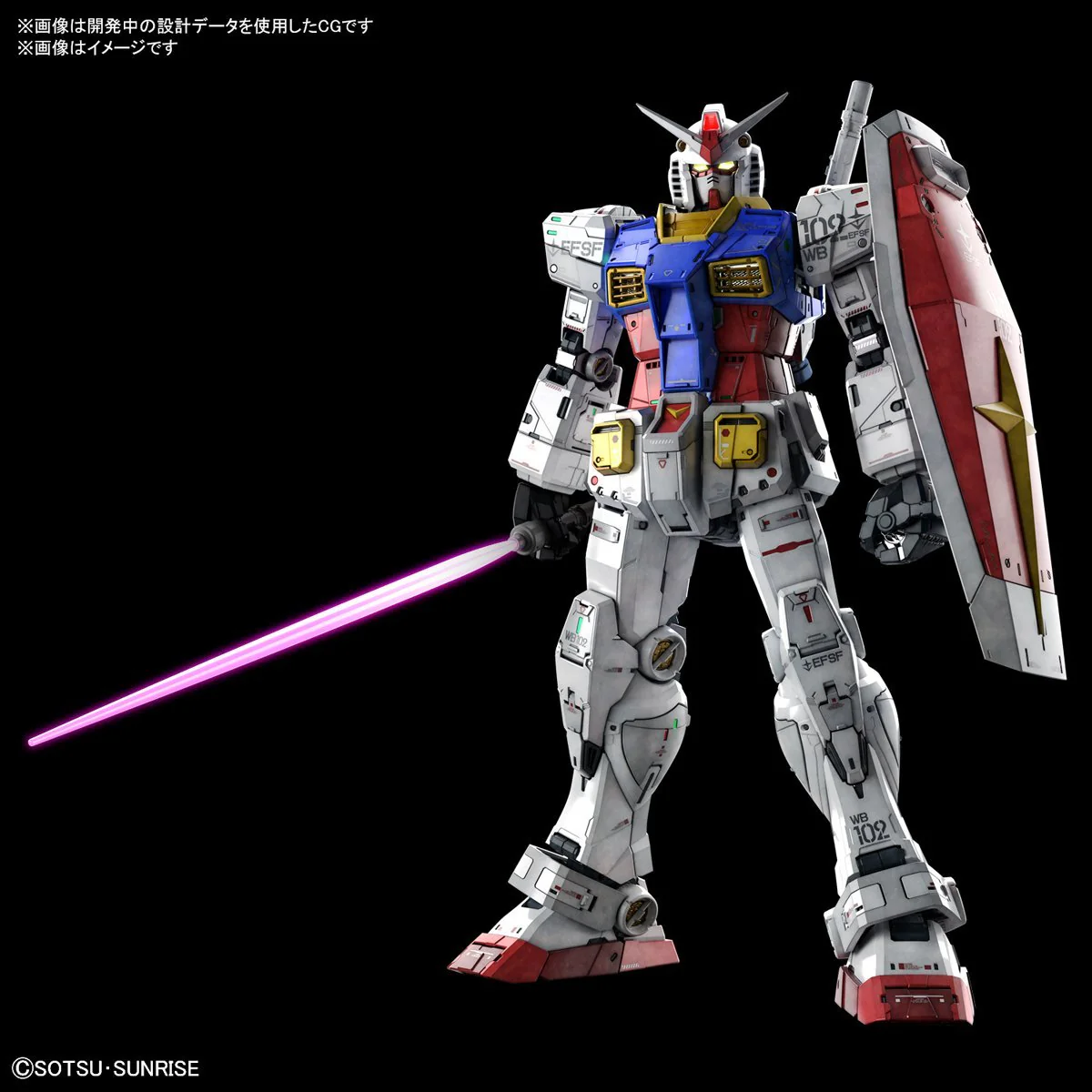Gunpla PG Unleashed 1/60 RX-78-2 Gundam - Image 2