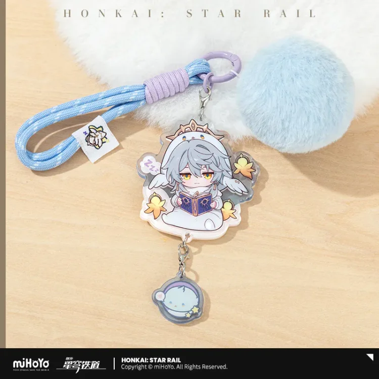Honkai: Star Rail Boys Dorm Series Chibi Version Acrylic Keychain - Image 3