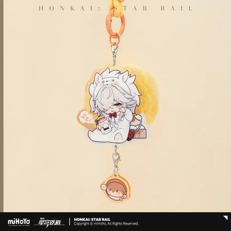 Honkai: Star Rail Boys Dorm Series Chibi Version Acrylic Keychain - Image 4