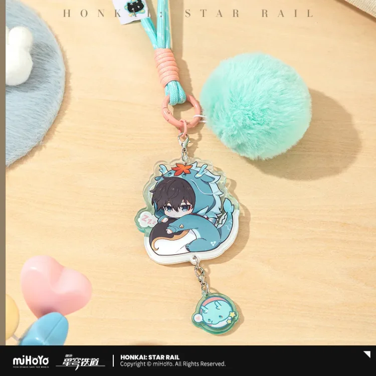 Honkai: Star Rail Boys Dorm Series Chibi Version Acrylic Keychain - Image 5