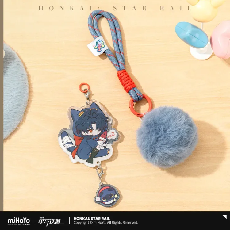 Honkai: Star Rail Boys Dorm Series Chibi Version Acrylic Keychain - Image 6
