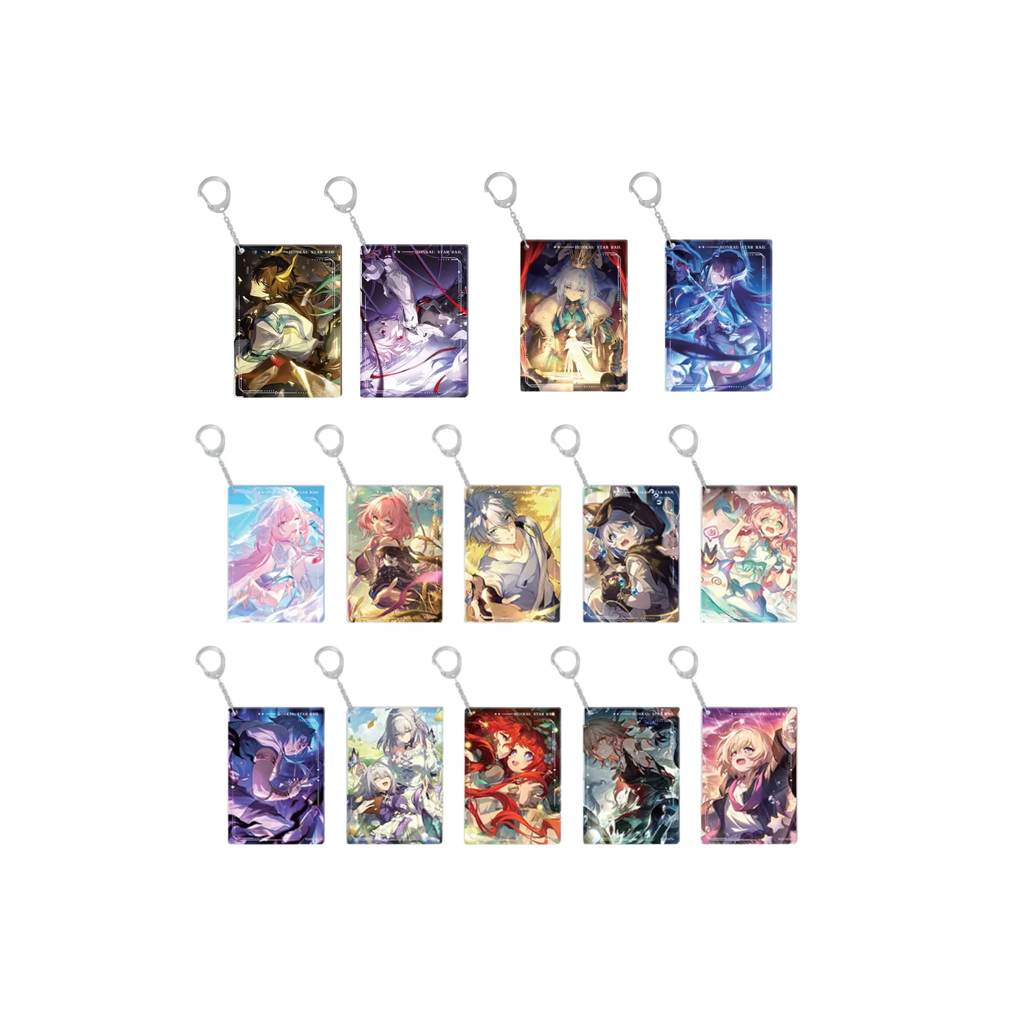 Honkai: Star Rail Light Cone Acrylic Keychain Series