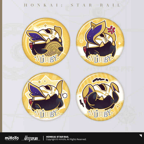 Honkai: Star Rail Owlbert’s Reception Room: Mini Badge Set - Image 2